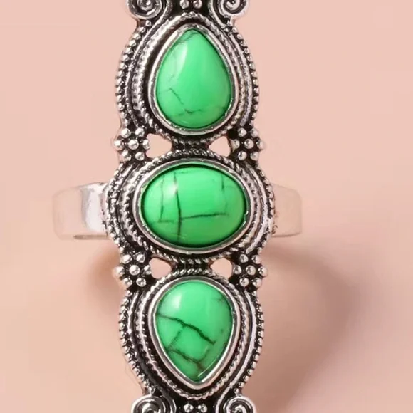 ETHNIC RESIN RING - Picture 4 of 11